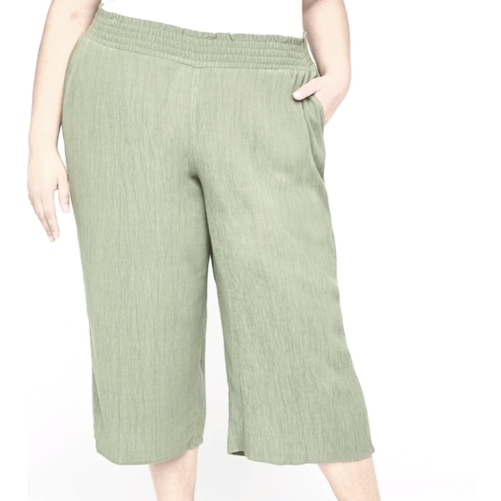 NWOT CATHERINE'S GAUZE PULL-ON CAPRI•1WP (18/20WP)